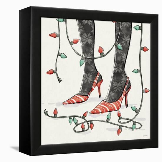 Holiday Fashionistas VII-Anne Tavoletti-Framed Stretched Canvas