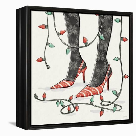 Holiday Fashionistas VII-Anne Tavoletti-Framed Stretched Canvas