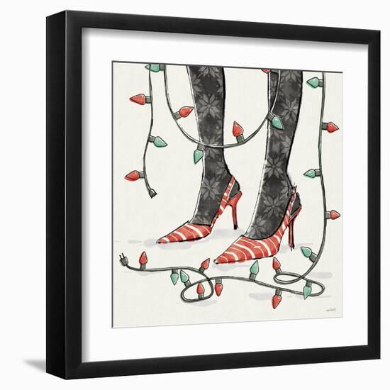 Holiday Fashionistas VII-Anne Tavoletti-Framed Art Print