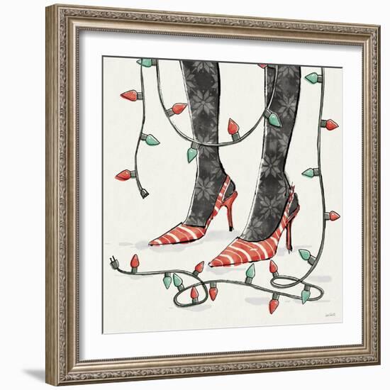 Holiday Fashionistas VII-Anne Tavoletti-Framed Art Print