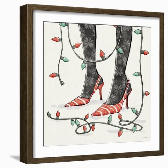 Holiday Fashionistas VII-Anne Tavoletti-Framed Art Print