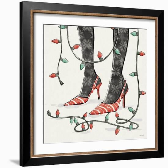 Holiday Fashionistas VII-Anne Tavoletti-Framed Art Print