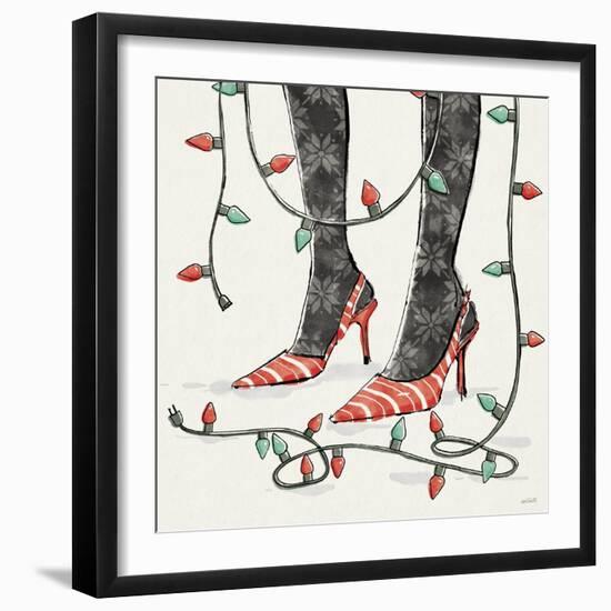 Holiday Fashionistas VII-Anne Tavoletti-Framed Art Print
