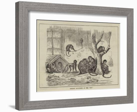 Holiday Favourites at the Zoo-null-Framed Giclee Print