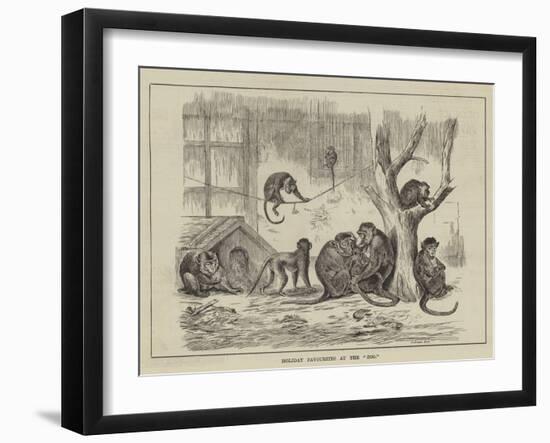 Holiday Favourites at the Zoo-null-Framed Giclee Print