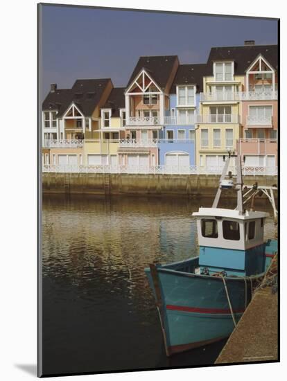 Holiday Flats Overlooking the Port, Deauville, Calvados, Normandy, France-David Hughes-Mounted Premium Photographic Print