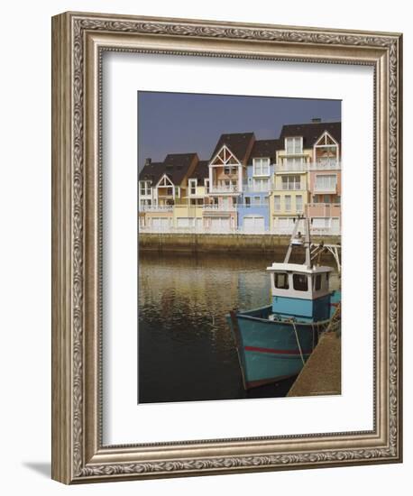 Holiday Flats Overlooking the Port, Deauville, Calvados, Normandy, France-David Hughes-Framed Photographic Print