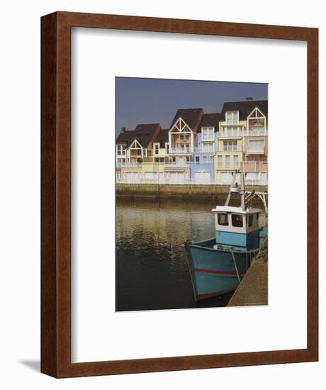 Holiday Flats Overlooking the Port, Deauville, Calvados, Normandy, France-David Hughes-Framed Photographic Print