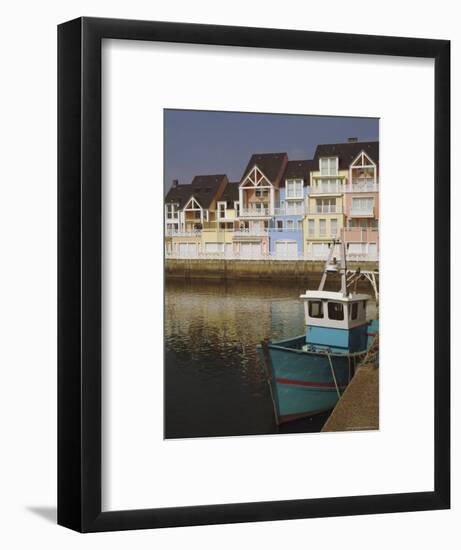 Holiday Flats Overlooking the Port, Deauville, Calvados, Normandy, France-David Hughes-Framed Photographic Print