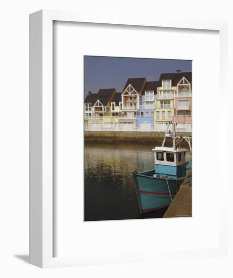 Holiday Flats Overlooking the Port, Deauville, Calvados, Normandy, France-David Hughes-Framed Photographic Print