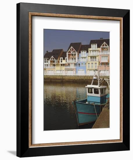 Holiday Flats Overlooking the Port, Deauville, Calvados, Normandy, France-David Hughes-Framed Photographic Print