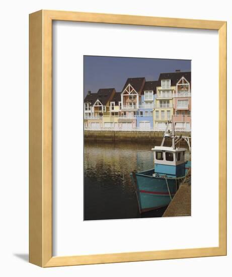 Holiday Flats Overlooking the Port, Deauville, Calvados, Normandy, France-David Hughes-Framed Photographic Print