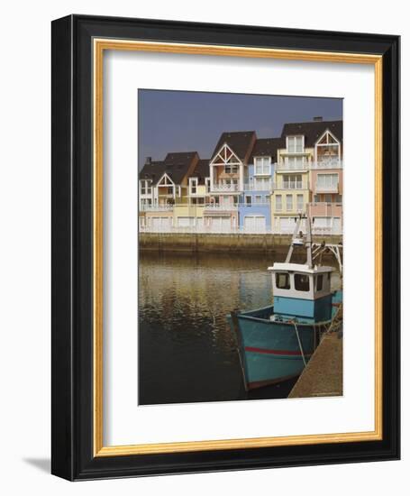 Holiday Flats Overlooking the Port, Deauville, Calvados, Normandy, France-David Hughes-Framed Photographic Print