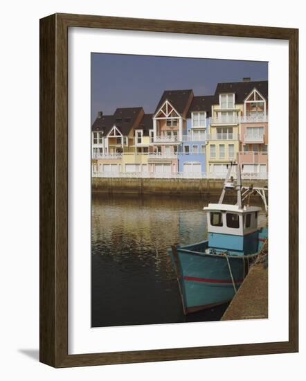 Holiday Flats Overlooking the Port, Deauville, Calvados, Normandy, France-David Hughes-Framed Photographic Print