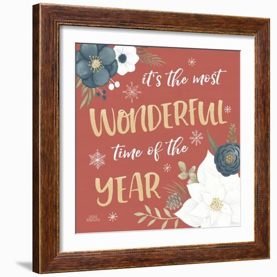 Holiday Garden VIII-Laura Marshall-Framed Art Print