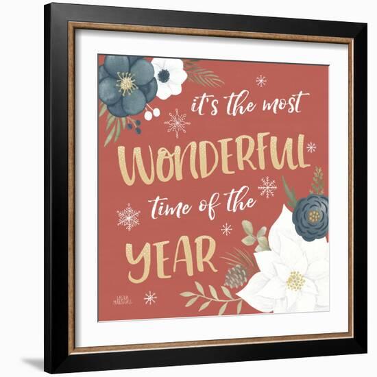 Holiday Garden VIII-Laura Marshall-Framed Art Print