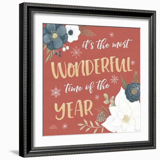 Holiday Garden VIII-Laura Marshall-Framed Art Print