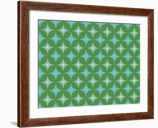 Holiday Geo Design-Joanne Paynter Design-Framed Giclee Print