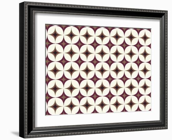 Holiday Geo Ivory-Joanne Paynter Design-Framed Giclee Print