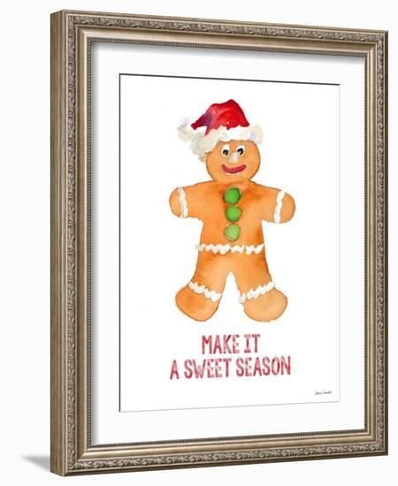 Holiday Gingerbread Man I-Lanie Loreth-Framed Art Print