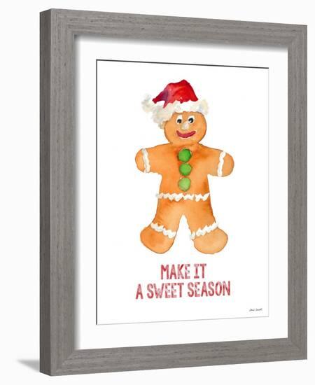 Holiday Gingerbread Man I-Lanie Loreth-Framed Art Print