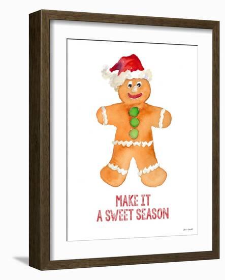 Holiday Gingerbread Man I-Lanie Loreth-Framed Art Print