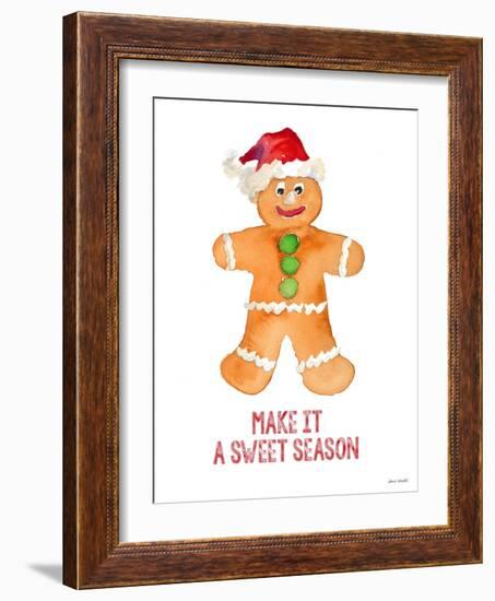 Holiday Gingerbread Man I-Lanie Loreth-Framed Art Print