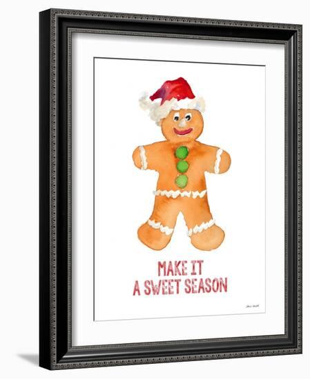 Holiday Gingerbread Man I-Lanie Loreth-Framed Art Print