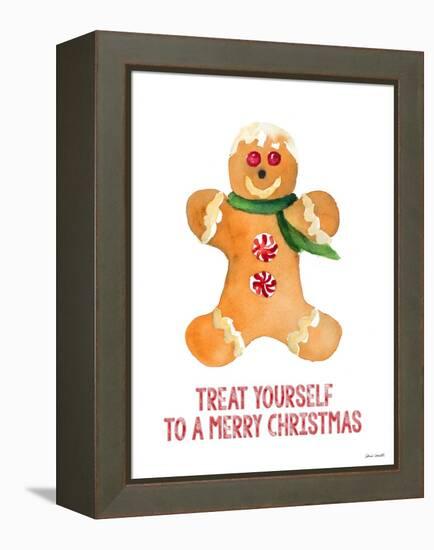Holiday Gingerbread Man II-Lanie Loreth-Framed Stretched Canvas