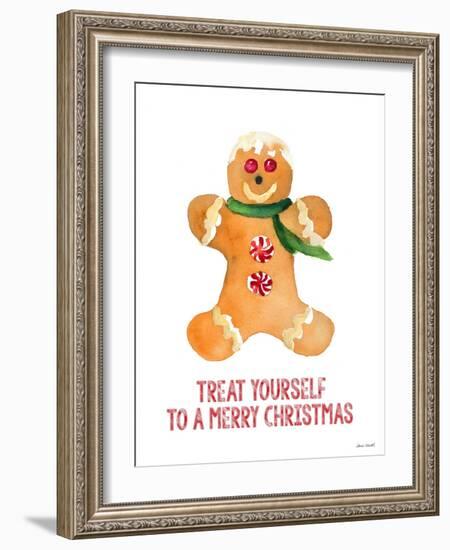 Holiday Gingerbread Man II-Lanie Loreth-Framed Art Print