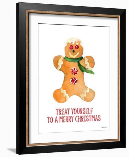 Holiday Gingerbread Man II-Lanie Loreth-Framed Art Print