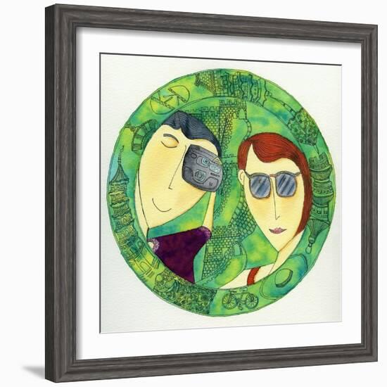 Holiday in China, 1992-Julie Nicholls-Framed Giclee Print