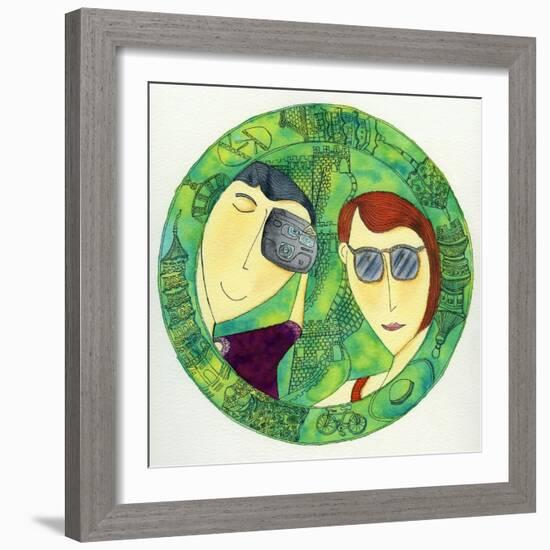 Holiday in China, 1992-Julie Nicholls-Framed Giclee Print