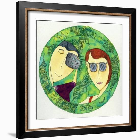 Holiday in China, 1992-Julie Nicholls-Framed Giclee Print