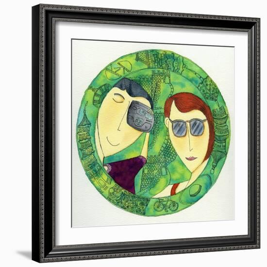 Holiday in China, 1992-Julie Nicholls-Framed Giclee Print