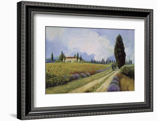 Holiday in Tuscany-Carolyne Hawley-Framed Art Print