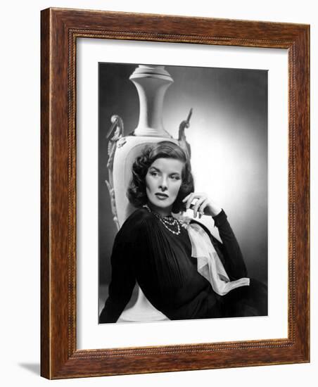 Holiday, Katharine Hepburn, 1938-null-Framed Photo