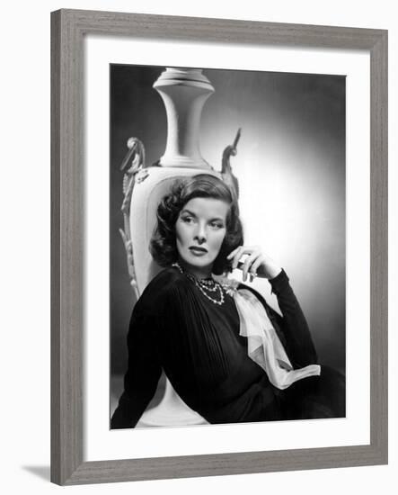 Holiday, Katharine Hepburn, 1938-null-Framed Photo