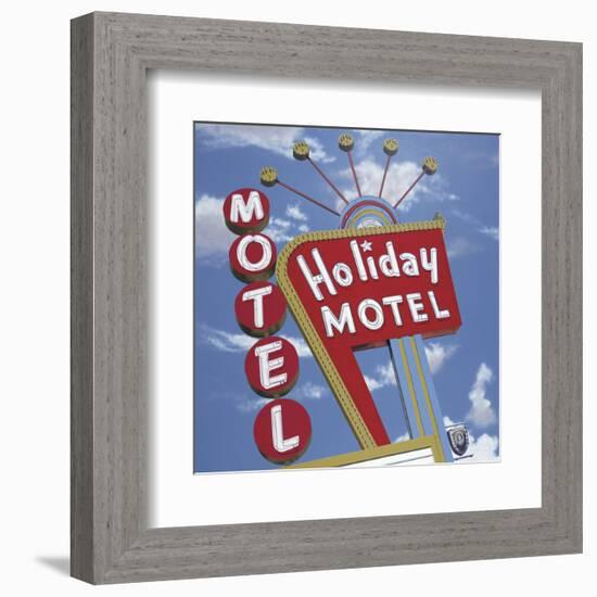 Holiday Motel-Anthony Ross-Framed Art Print