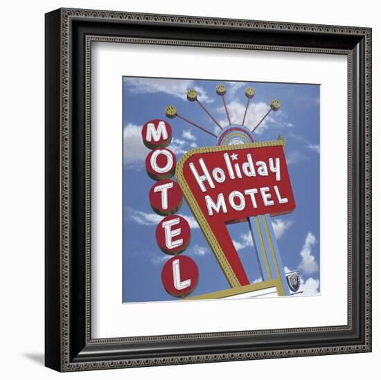 Holiday Motel-Anthony Ross-Framed Art Print