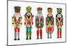 Holiday Nutcrackers I-Farida Zaman-Mounted Art Print