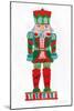 Holiday Nutcrackers V-Farida Zaman-Mounted Art Print