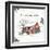 Holiday on the Farm IV Merry Christmas-Anne Tavoletti-Framed Art Print