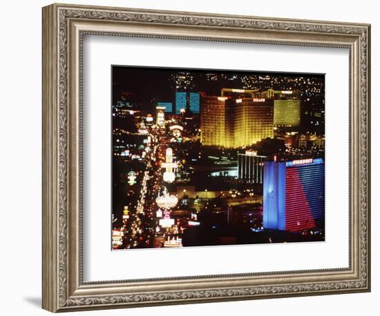 Holiday Page Las Vegas at Night, 1997-null-Framed Photographic Print