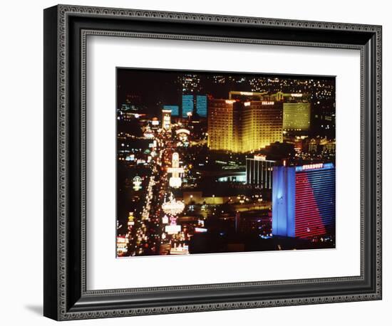 Holiday Page Las Vegas at Night, 1997-null-Framed Photographic Print