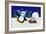 Holiday Penguin-Betz White-Framed Art Print