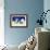 Holiday Penguin-Betz White-Framed Art Print displayed on a wall