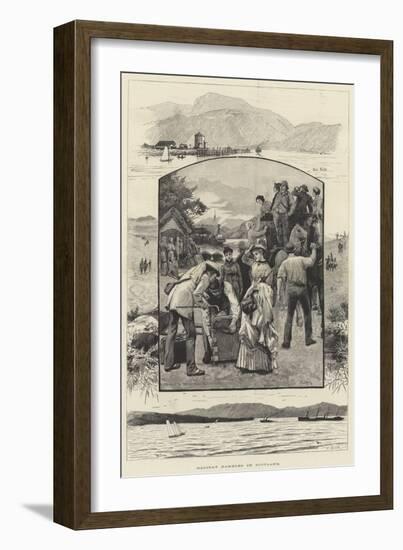 Holiday Rambles in Scotland-Alfred Edward Emslie-Framed Giclee Print