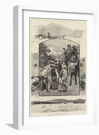 Holiday Rambles in Scotland-Alfred Edward Emslie-Framed Giclee Print