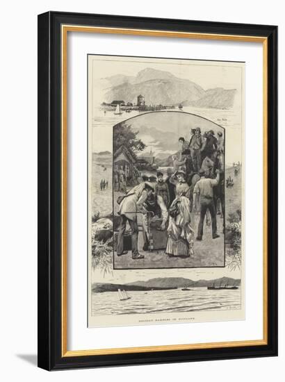 Holiday Rambles in Scotland-Alfred Edward Emslie-Framed Giclee Print